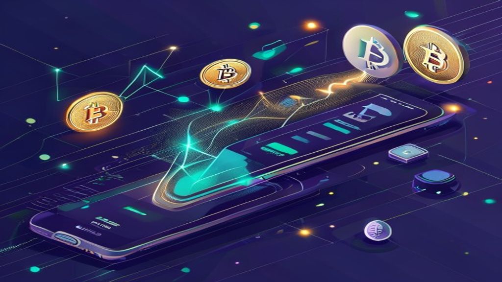 Crypto wallet to tap-to-pay journey illustration